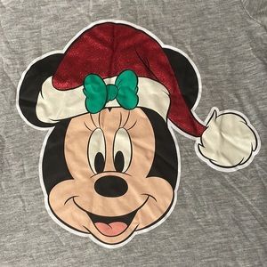 Christmas minnie mouse tshirt